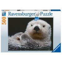 RAVENSBURGER 002352 ADORABLE LITTLE OTTER 500PC JIGSAW PUZZLE