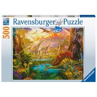 RAVENSBURGER 002383 LAND OF THE DINOSAURS 500PC JIGSAW PUZZLE