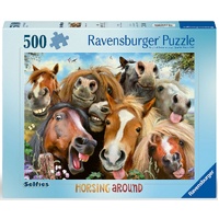RAVENSBURGER 004998 HORSING AROUND 500PC JIGSAW PUZZLE