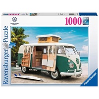 RAVENSBURGER VOLKSWAGON T1 CAMPER VAN 1000PC JIGSAW PUZZLE