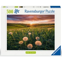 RAVENSBURGER 005926 DANDELIONS AT SUNSET 500PC JIGSAW PUZZLE