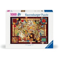 RAVENSBURGER 6558 VINTAGE GAMES1000PC JIGSAW PUZZLE
