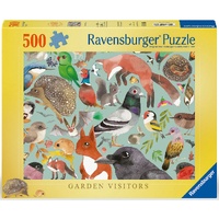 RAVENSBURGER 006589 MATT SEWELLS BIRDS COLLECTION GARDEN VISITORS 500PC JIGSAW PUZZLE