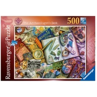 RAVENSBURGER 006992 THE ARCHAEOLOGISTS DESK 500PC JIGSAW PUZZLE