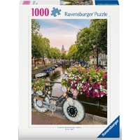 RAVENSBURGER 007807 BICYCLE AND FLOWERS IN AMSTERDAM 1000PC JIGSAW PUZZLE