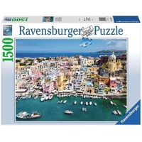 RAVENSBURGER 012108 COLORFUL PROCIDA ITALY 1500PC JIGSAW PUZZLE