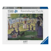 RAVENSBURGER 012450 ART COLLECTION SEURAT SUNDAY AFTERNOON ON THE ISLAND OF LA GRANDE JATTE 1500PC JIGSAW PUZZLE
