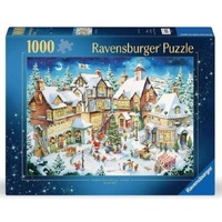 RAVENSBURGER 012719 CHRISTMAS VILLAGE 1000PC JIGSAW PUZZLE