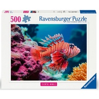 RAVENSBURGER 013341 RED LIONFISH 500PC JIGSAW PUZZLE