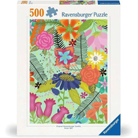 RAVENSBURGER 13822 FLOWERJUNGLE 500PC JIGSAW PUZZLE