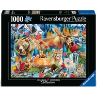 RAVENSBURGER 014485 CANADIAN COLLECTION WILD CANADA 1000PC JIGSAW PUZZLE