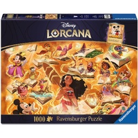 RAVENSBURGER 016212 DISNEY LORCANA GLIMMERS OF THE REALM AMBER 1000PC JIGSAW PUZZLE