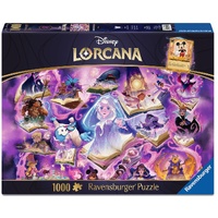 RAVENSBURGER 016229 DISNEY LORCANA GLIMMERS OF THE REALM AMETHYST 1000PC JIGSAW PUZZLE