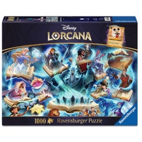 RAVENSBURGER 016250 DISNEY LORCANA GLIMMERS OF THE REALM SAPPHIRE 1000PC JIGSAW PUZZLE