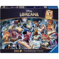 RAVENSBURGER 016267 DISNEY LORCANA GLIMMERS OF THE REALM STEEL 1000PC JIGSAW PUZZLE