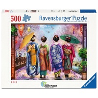 RAVENSBURGER 017028 WORLD JIGSAW PUZZLE CHAMPIONSHIP 2025 COLLECTION BLOSSOM WALK 500PC JIGSAW PUZZLE