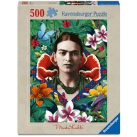RAVENSBURGER 17363 FRIDA KAHLO BLOOMING FANTASY 500PC JIGSAW PUZZLE