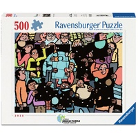 RAVENSBURGER 017394 WORLD JIGSAW PUZZLE CHAMPIONSHIP 2025 PUZZLE COMMUNITY 500PC JIGSAW PUZZLE