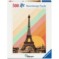 RAVENSBURGER 017417 WORLD JIGSAW PUZZLE CHAMPIONSHIP 2025 COLLECTION PARIS RAINBOW 500PC JIGSAW PUZZLE