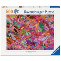 RAVENSBURGER 018445 FISH IN FUCHSIA 500 PC JIGSAW PUZZLE