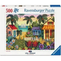RAVENSBURGER 19497 USA JIGSAW NATIONALS 2026 TROPICAL VIBES 500PC JIGSAW PUZZLE