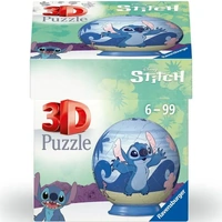 RAVENSBURGER 115976 DISNEY 3D PUZZLE BALL STITCH - STITCH 55PC JIGSAW PUZZLE