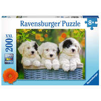 RAVENSBURGER 127658 CUDDLY PUPPIES 200PC XXL JIGSAW PUZZLE