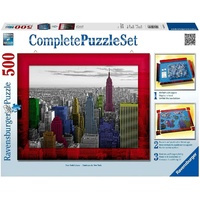RAVENSBURGER 148943 COMPLETE SET NEW YORK COLOURS 500PC JIGSAW PUZZLE