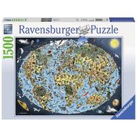RAVENSBURGER PUZZLE CARTOON EARTH 1500PC JIGSAW PUZZLE