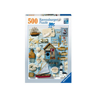 RAVENSBURGER 165889 MARITIME FLAIR 500PC JIGSAW PUZZLE