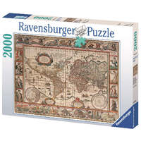 RAVENSBURGER 166336 MAP OF WORLD FROM 1650 2000PC JIGSAW PUZZLE