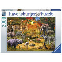 RAVENSBURGER 167029 GATHERING AT THE WATERHOLE 2000PC JIGSAW PUZZLE