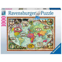 RAVENSBURGER 169955 BICYCLE RIDE AROUND THE WORLD 1000PC JIGSAW PUZZLE