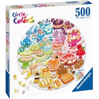 RAVENSBURGER 171712 CIRCLE OF COLOURS DESSERTS BY OLIVIA GIBBS 500PC JIGSAW PUZZLE
