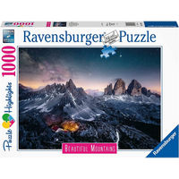 RAVENSBURGER 173181 THREE PEAKS DOLOMITES 1000PC JIGSAW PUZZLE