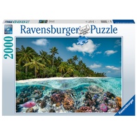RAVENSBURGER 174416 A DIVE IN THE MALDIVES 2000PC JIGSAW PUZZLE