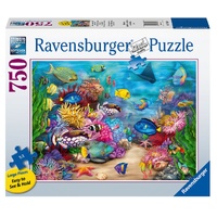 RAVENSBURGER 174584 TROPICAL REEF LIFE 750PC LARGE PIECE FORMAT JIGSAW PUZZLE