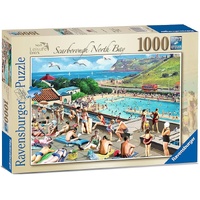 RAVENSBURGER 175482 LEISURE DAYS NO.8 SCARBOROUGH NORTH BAY 1000PC JIGSAW PUZZLE