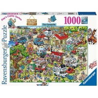 RAVENSBURGER 175789 RAYS COMIC SERIES HOLIDAY RESORT 1 THE CAMPSITE 1000PC JIGSAW PUZZLE