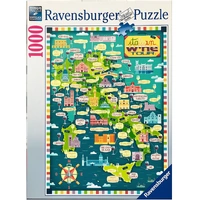RAVENSBURGER 176069 ITALIAN WINE TOUR 1000PC JIGSAW PUZZLE
