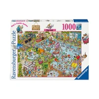 RAVENSBURGER 176366 RAY NICHOLSON COMIC SERIES HOLIDAY RESORT 3 THE POOL 1000 PIECES JIGSAW PUZZLE