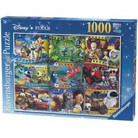 RAVENSBURGER 192229 DISNEY PIXAR MOVIES 1000PC JIGSAW PUZZLE