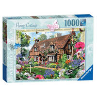 RAVENSBURGER 194131 PEONY COUNTRY COTTAGE 1000PC JIGSAW PUZZLE