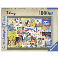 RAVENSBURGER 198740 DISNEY VINTAGE POSTERS 1000PC JIGSAW PUZZLE