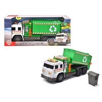 DICKIE TOYS RECYCLING GARBAGE TRUCK WITH LIGHTS AND SOUNDS DIECAST VEHICLE