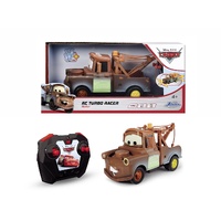 DISNEY PIXAR CARS 1/24 SCALE REMOTE CONTROL TURBO RACER MATER