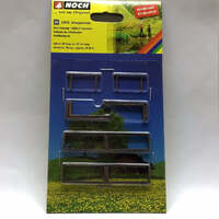NOCH 13015 RAIL FENCING HO SCALE INCLUDES 18 PIECES