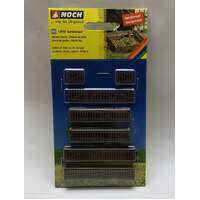 NOCH 13070 GARDEN  FENCE HO SCALE INCLUDES 22 PIECES