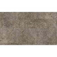 NOCH 56691 3D CARDBOARD SHEET PLAIN TILE HO SCALE  250 X 125 X0.5MM