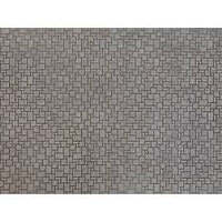 NOCH 56722 3D CARDBOARD SHEET MODERN PAVEMENT HO SCALE  250 X 125 X0.5MM